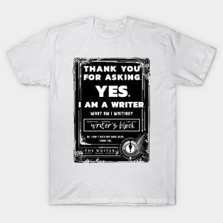 Writer's block T-Shirt